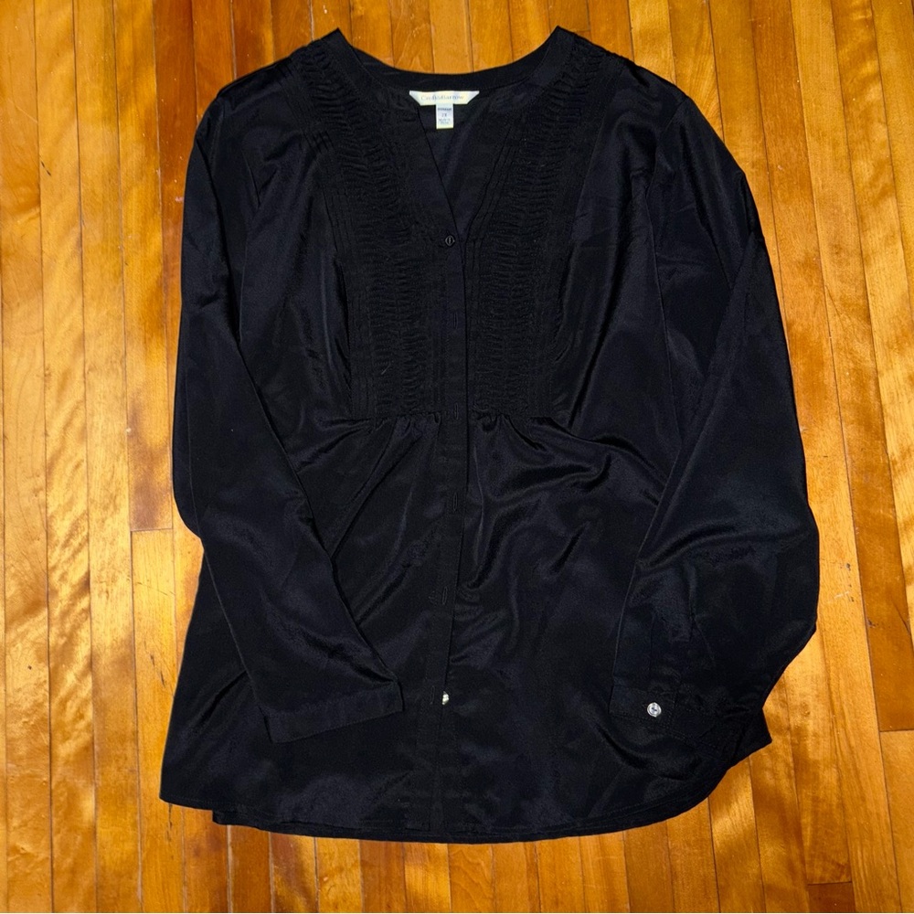 Croft & Barrow Black Blouse